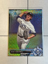 Brent Honeywell 2017 Bowman Chrome Prospect Mega Refractor #BCP84 Rays Rookie