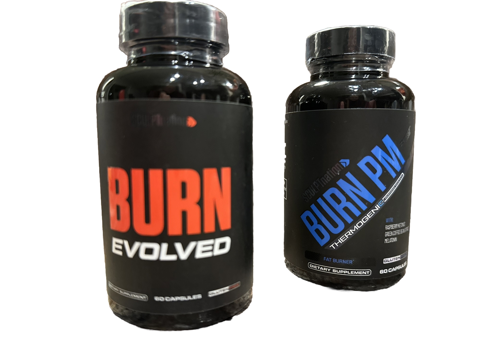 BURN PM Sculptnation Thermogenic Fat Burn weight Loss Glut Free 60 Cap