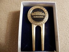 Marqueur de balle de golf Ronald Reagan Maison Blanche et outil de divotation