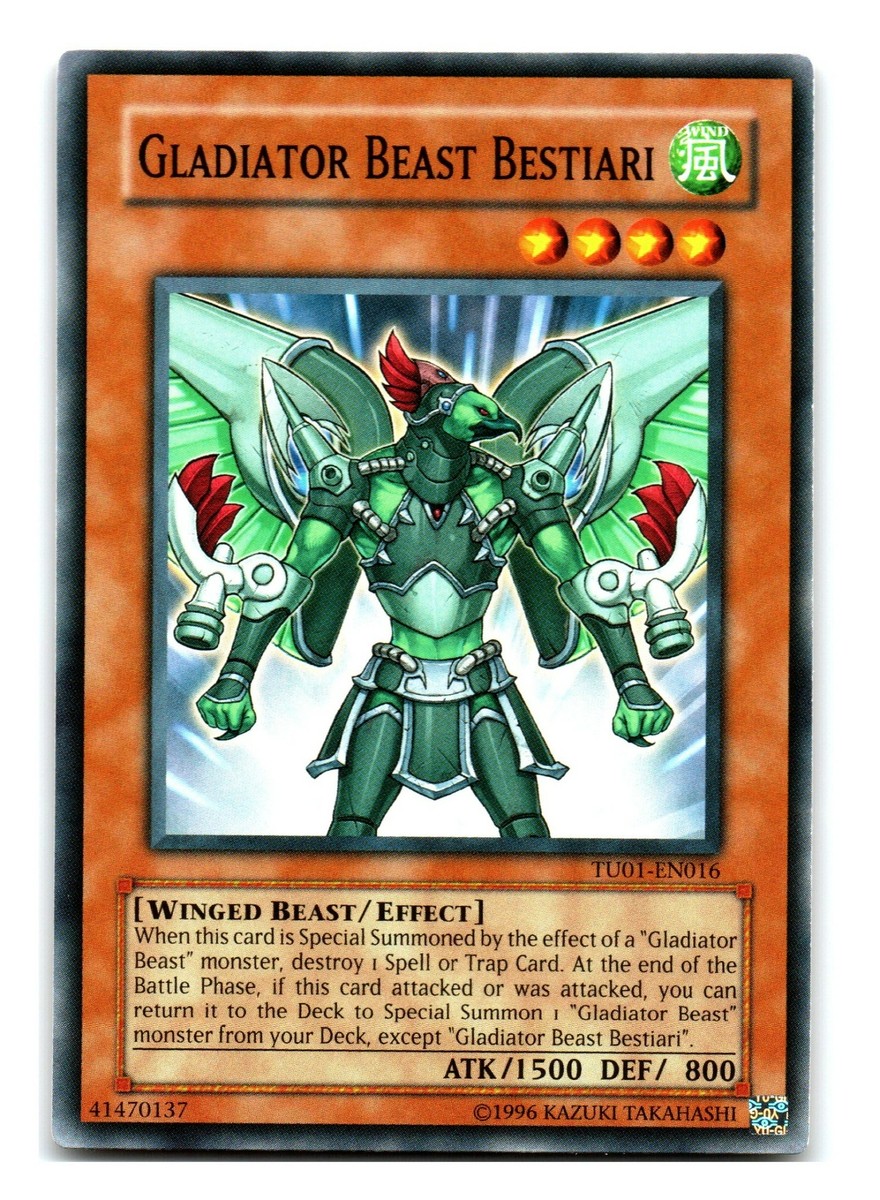 Gladiator Beast Bestiari TU01-EN016 Unlimited Common NM | eBay