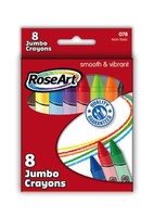 Roseart Jumbo Crayons 8-count Packaging May Vary 078va-8 Free Shipping Roseart Jumbo Crayons 8-count Packaging May Vary 078va-8 Free Shipping