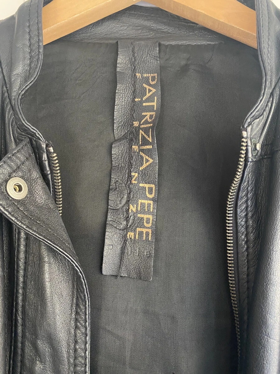 Patrizia Pepe Made in Italy Leather Jacket Super Light Some