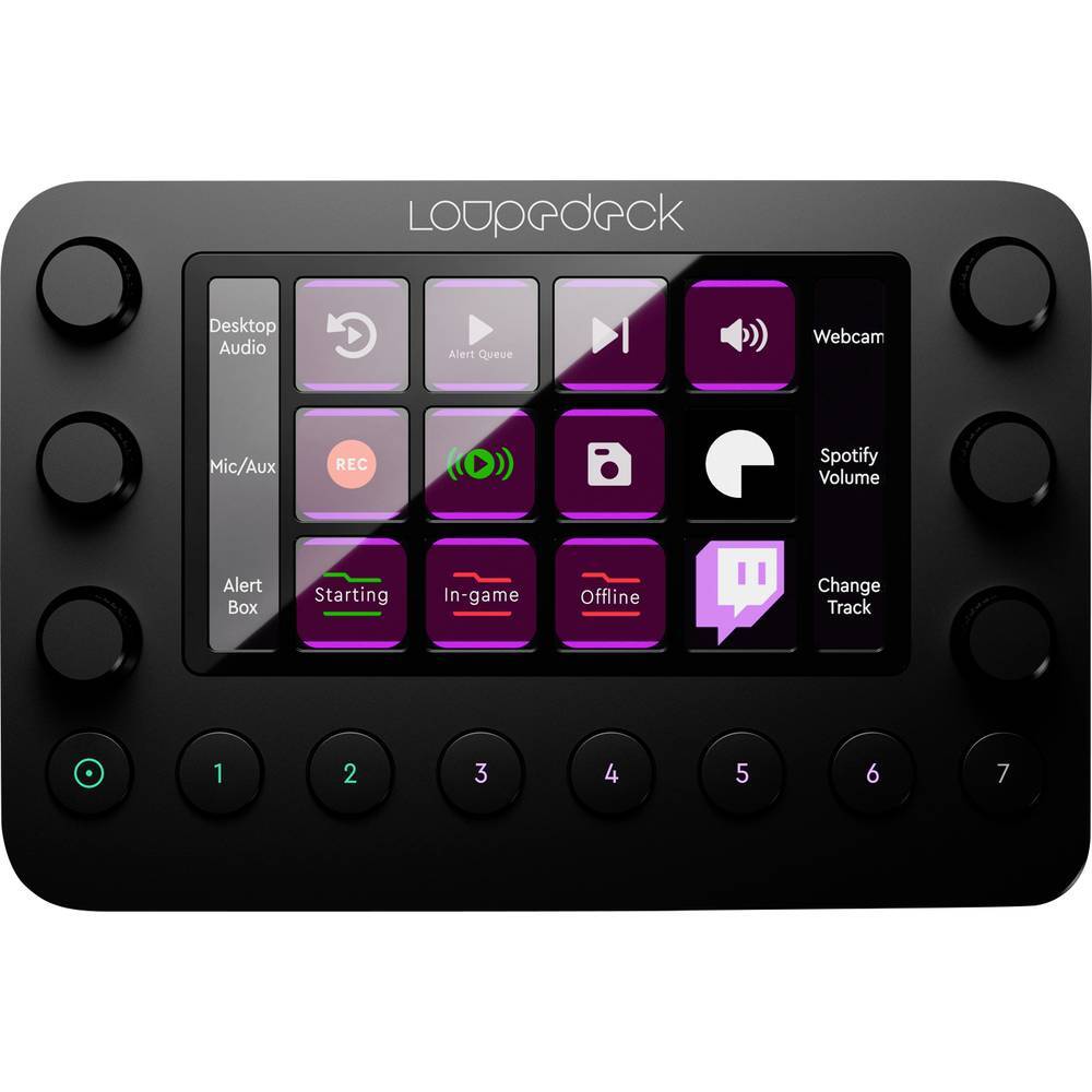 Console Loupedeck Live controleur USB de montage video et streaming direct