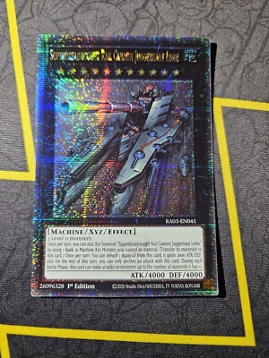 Superdreadnought Rail Cannon Juggernaut Liebe RA03-DE041 Quarter Century Yugioh