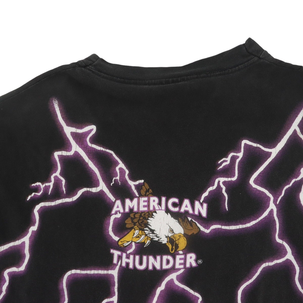 Vintage American Thunder Feel The Wind Kanye Mens Adult Shirt Size