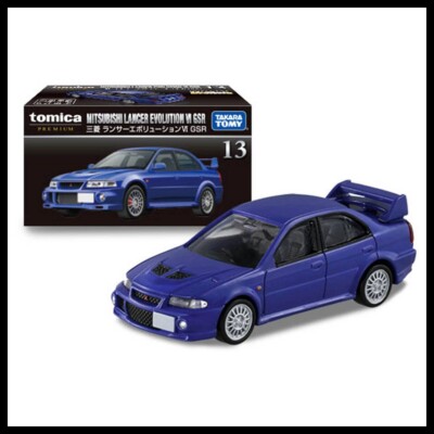 TOMICA PREMIUM 13 MITSUBISHI LANCER EVOLUTION VI 6 GSR 1/61 TOMY