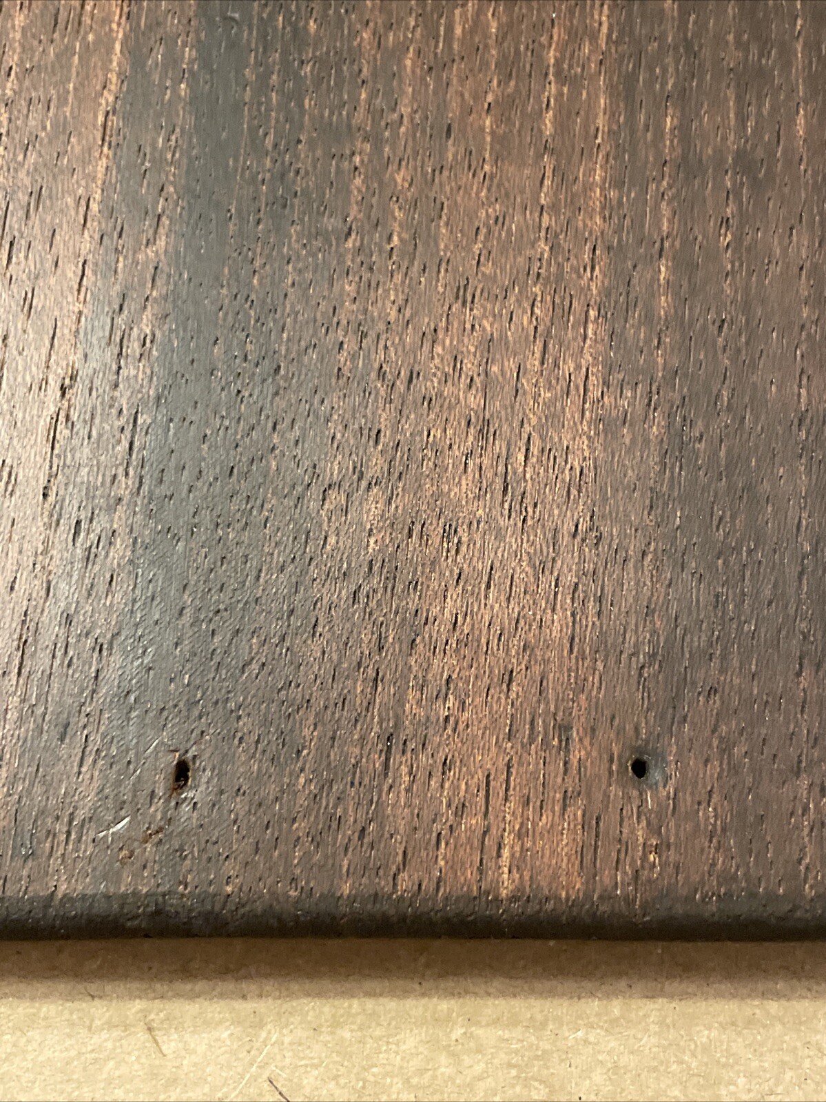 Antique Herschede Westminster Chime Tambour Clock Back Door Part