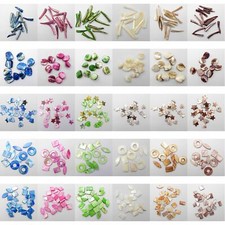30 STYLE Shell Shape Beads Jewellery Crafts Mother of Pearl BUY 1  2 Packs   050