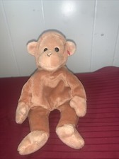 1995 Ty Beanie Baby Bongo The Monkey Toy NO TAG