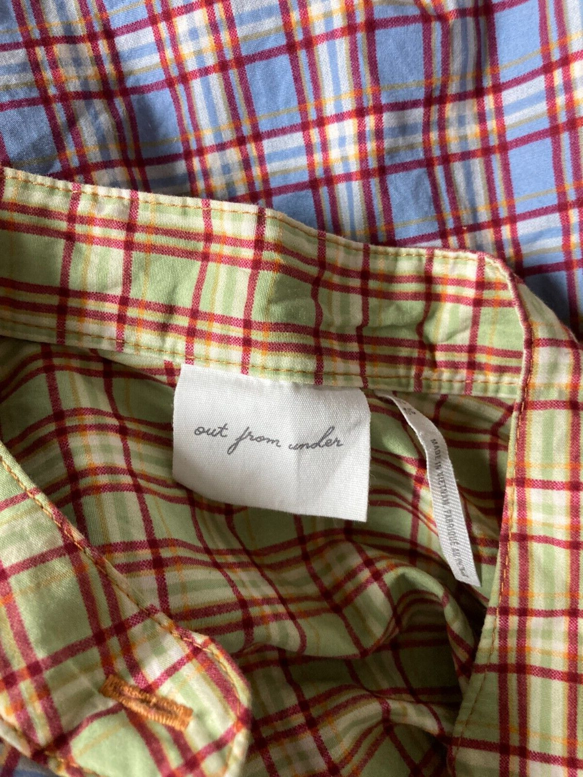 Out From Under M/L Plaid Patchwork Bailey Oversiz… - image 3