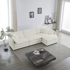 Free Combination Comfy Upholstery Modular Oversized L-Shaped Sectional Sofa