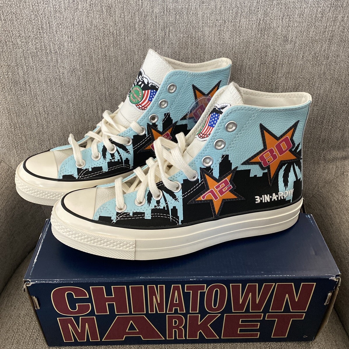 Converse Chinatown Market Chuck 70 Hi PoolSide Black NBA LA Converse Chinatown Market Chuck 70 Hi PoolSide Black NBA LA