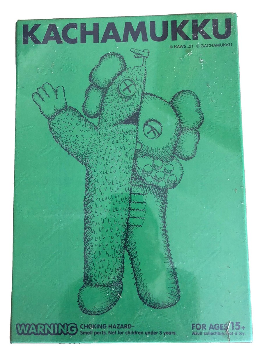 KAWS KACHAMUKKU Vinyl Figure – Édition Green/Red, Rare, 2022, Neuve Sous Blister