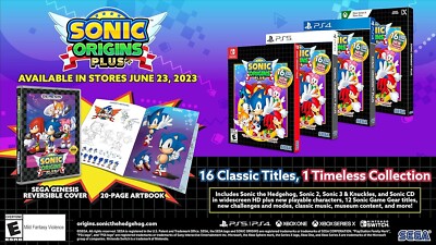 Sonic Origins Plus+ 限定版 Switch 海外正規品 新品① New * Sonic the Hedgehog Origins Plus - Nintendo Switch * Sealed