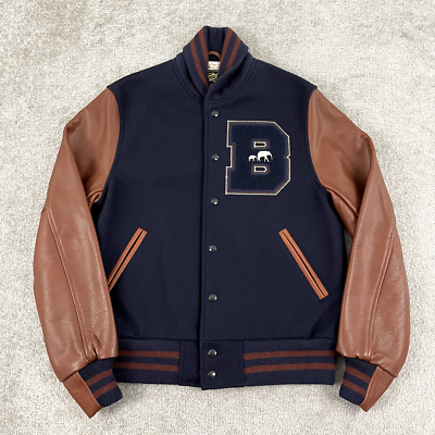 THE BROOKLYN CIRCUS スタジャン ネイビー/ブラウン THE BROOKLYN CIRCUS スタジャン ネイビー/ブラウン｜The Brooklyn