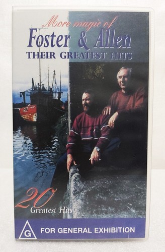MORE MAGIC Of FOSTER & ALLEN Their GREATEST HITS MUSIC VIDEO VHS LIKE NEW