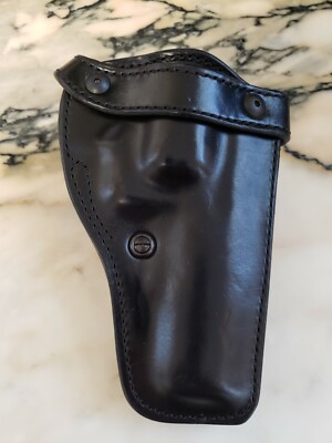 Vintage/Rare Safariland Model 275, Pl. Blk, RH, Lined, Rev 4'' MF, OLD-BUT-NEW