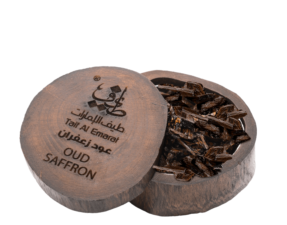 Oud Saffron by Taif Al Emarat 12 grams Incense - Express Shipping