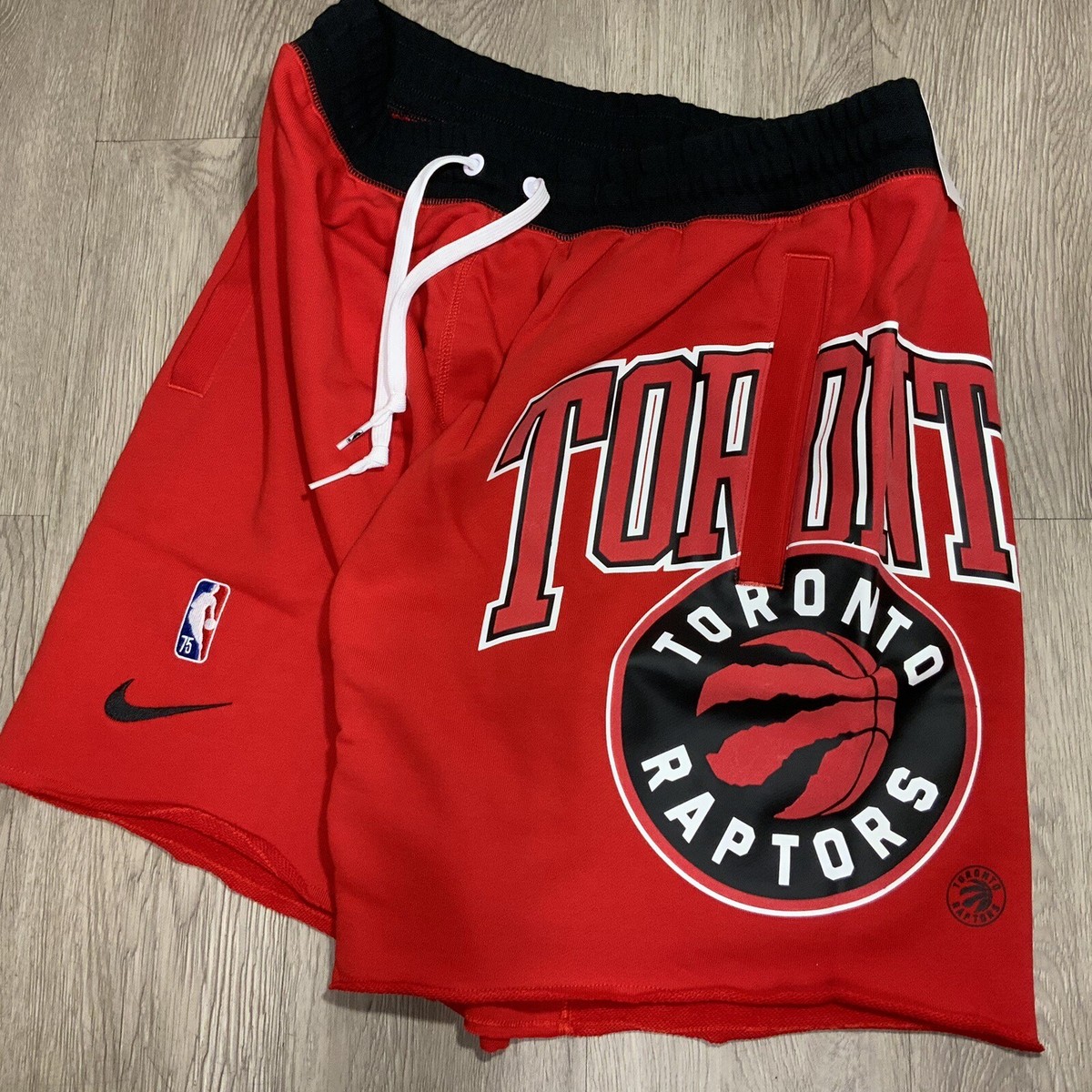 New Men's Toronto Raptors Nike Red 75th Anniversary Courtside