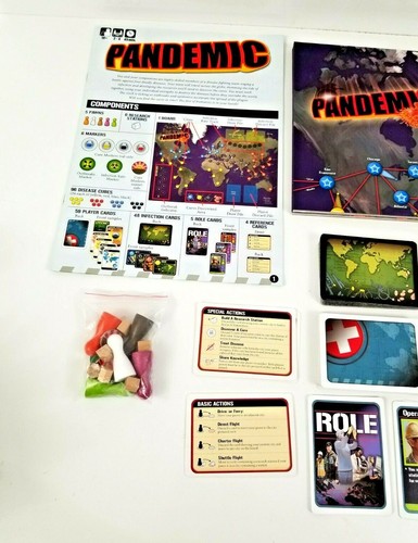 Pandemic Board Game Z-Man Games 1st Edition 2007 Matt Leacock 100% Complete EUC - Picture 9 of 12