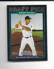 2005 Topps - WLADIMIR BALENTIEN - Black Parallel #683 Rookie - MARINERS #d 05/54