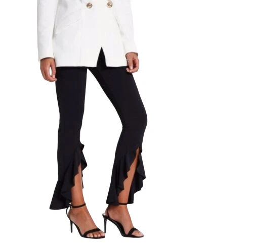 Ladies black top trousers size 14