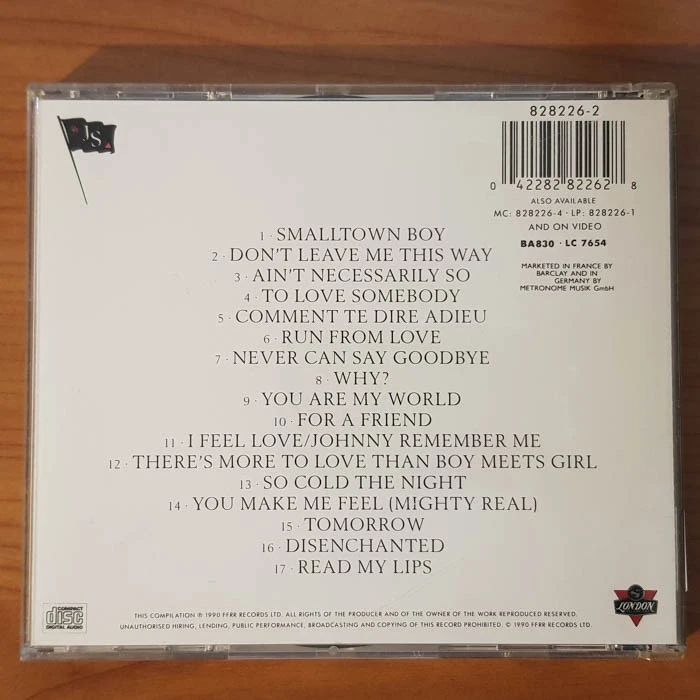 JIMMY SOMERVILLE the singles collection 1984/1990 FULL SILVER PDO VG+/VG+ - Bild 4 von 4