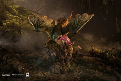 PureArts Monster Hunter World Pukei-Pukei Statue