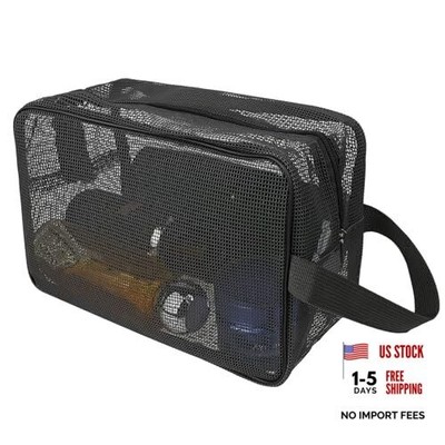 cobee Mesh Shower Bag, Portable Mesh Shower Caddy, Quick Dry Tote Bag with
