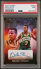 Dale Ellis 2023 Panini NBA Hoops INK PSA 9 MINT Auto Seattle Supersonics 3-Point
