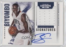 2012 Contenders Substantial Signatures Materials 76/149 Bismack Biyombo Auto 1k5