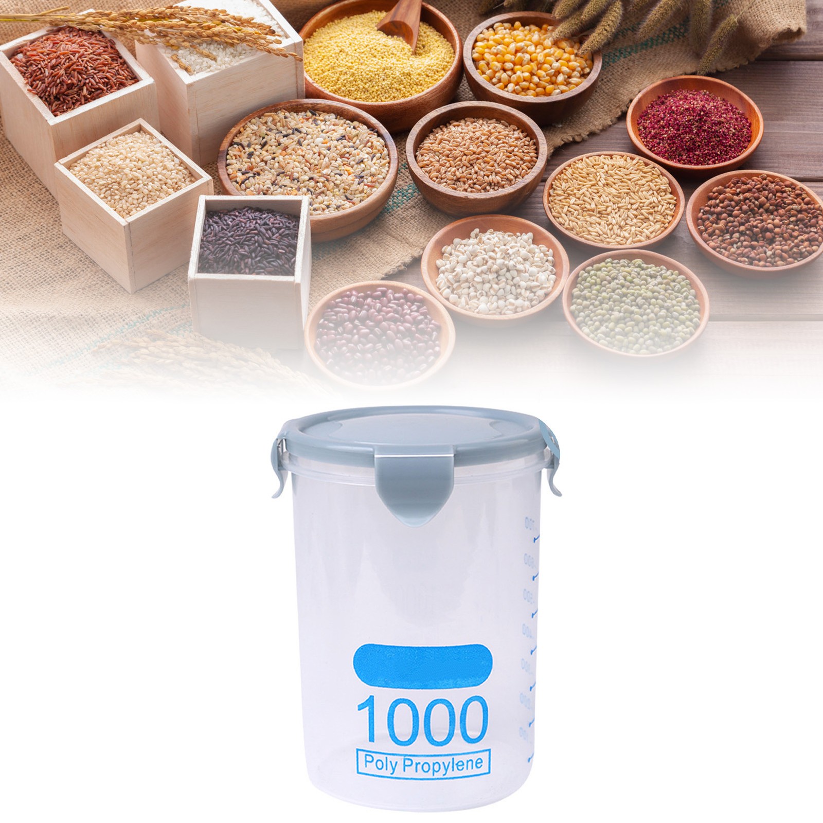1000ml Airtight Food Storage Container For Kitchen Organization Excellent