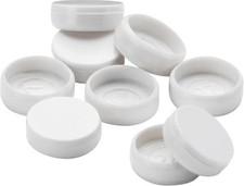 Knightsbridge Socket Screw Caps Cover White Pack of 10