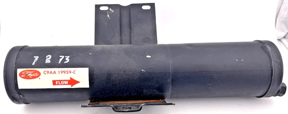 Tanque receptor de aire acondicionado Ford Galaxie Custom 500 LTD 1969 tamaño completo C9AA-19959-C nuevo de stock Foto 2 de 4