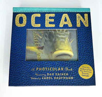 Ocean Photicular Book Moving Fish Sea Horse Octopus Shark Turtle Magical 2014