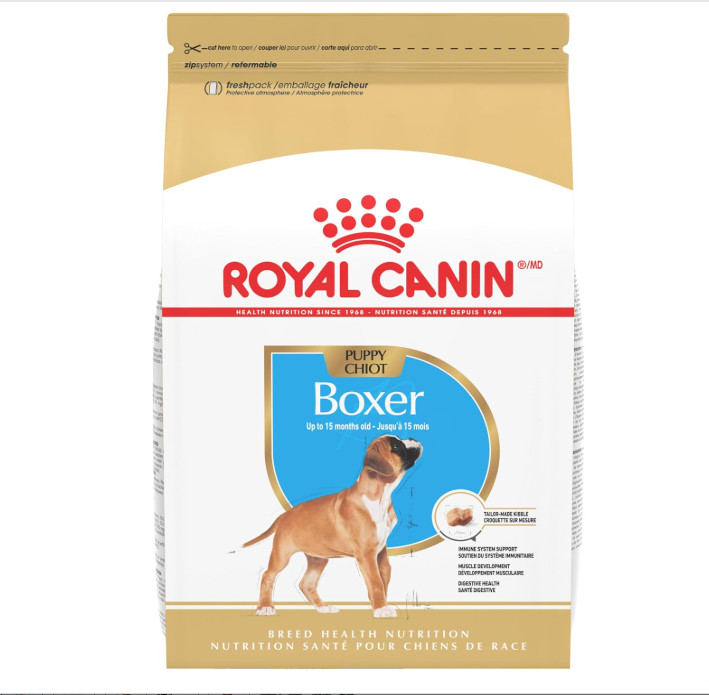 Royal Canin Breed Health Nutrition Boxer Puppy Dry Dog Food,