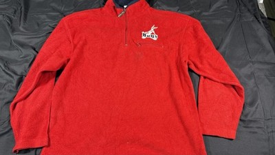 Vintage Warner Brothers 1999 Bugs Bunny Mens Fleece Small Quarter Zip