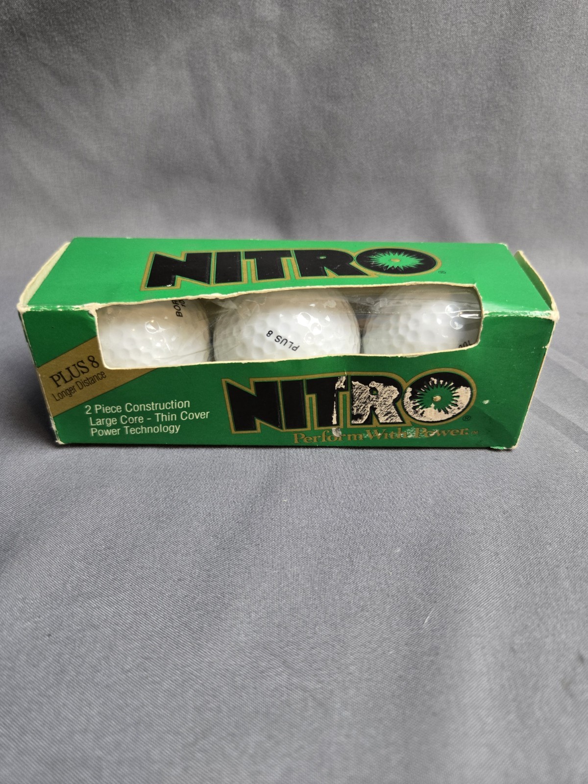 NITRO Golf Balls Plus 8 Longer Distance (Sleeve Of 3) From Remax Tourny