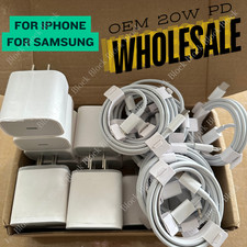 USB-C 20W Fast Charger Block PD Cable Lot For iPhone 17 16 15 14 13 12 11 XR 8 6