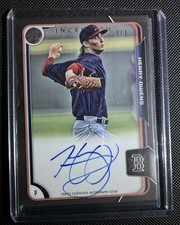 2015 Bowman Inception - Autographs Henry Owens #BIA-HO Black /1 (AU, RC)