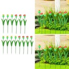 Bee Watering Station Birdbath Hummingbird Garden Stake Bird Feeder Bee Cups