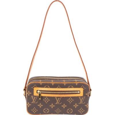 Louis Vuitton Canvas Monogram Pochette Cite Shoulder Bag Tasche