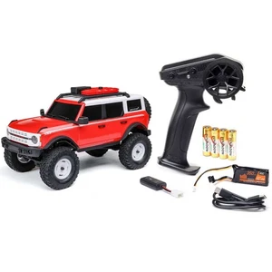 Axial 1/24 SCX24 Ford Bronco Patrimoine Edition 4X4 RTR Rouge brossé de crawler