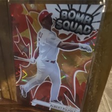 Panini 2026 Donruss Albert Pujols Bomb Squad Insert #16 serial numbered to /99
