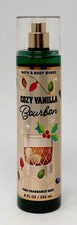 1 BATH  BODY WORKS COZY VANILLA BOURBON FINE FRAGRANCE MIST SPRAY 8 OZ LARGE