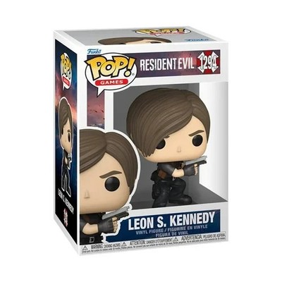 Pop Games Resident Evil Leon S. Kennedy #1294 Action Figure With Protector