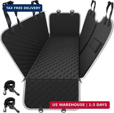 Dog Car Seat Cover for Back Seat, Waterproof Dog Hammock for Car  600D H