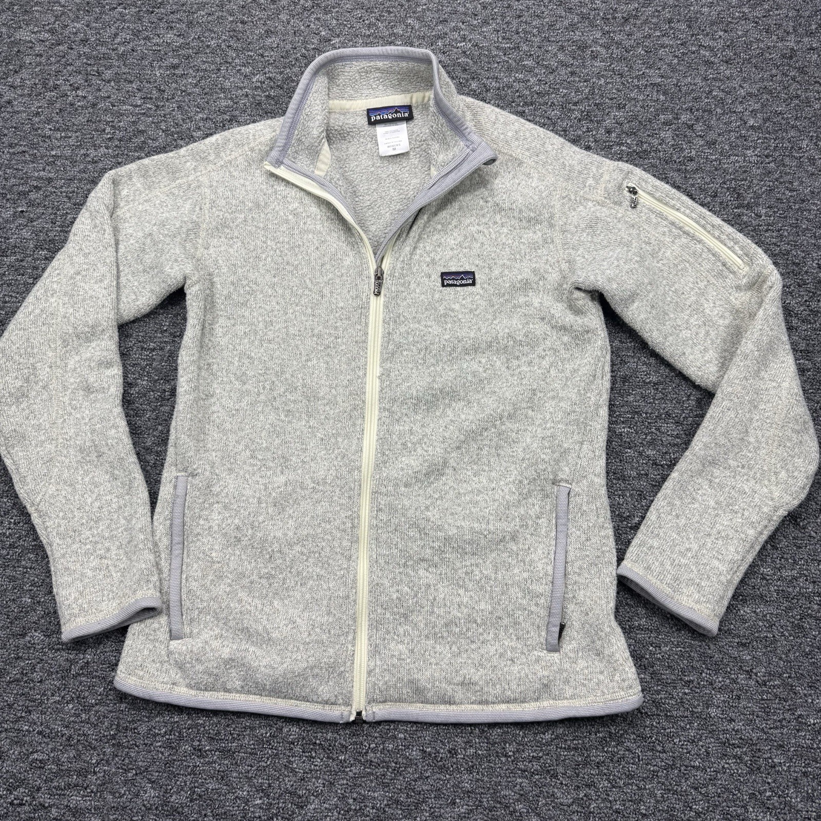Patagonia Better Sweater Full Zip Fleece Women Medium Grey Jacket Hiking Outdoor