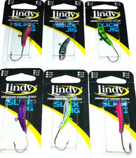 Lindy Tackle 3/8 Slick Ice Jigs (Lot of 6-SJ1638-05)