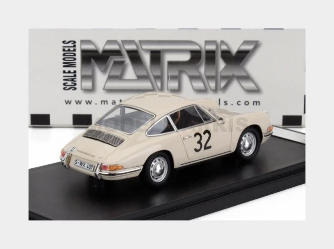 MATRIX SCALE MODELS MXR41607-012 PORSCHE - 911S COUPE N 32 TEST 24h LE MANS 1966 - Immagine 2 di 2